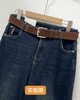 🔥🔥【2025爆款牛仔】密密绒～98116百搭气质冬季加绒厚款牛仔直筒裤-喜出 商品缩略图2