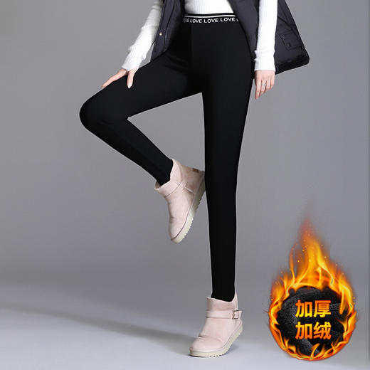 加绒加厚打底裤女外穿秋冬季2026新款弹力大码保暖棉裤子加厚东北 商品图4