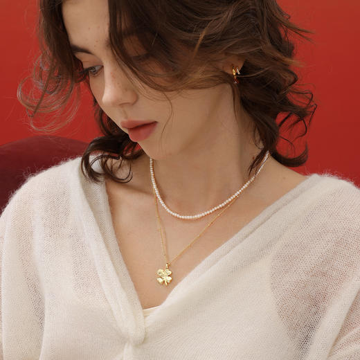 ARSIS丨 幸运符号系列 四叶草鸿运叠链 商品图6