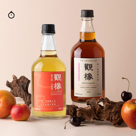 企鹅市集|中国 观橡 长白山蒙古栎桶/荔枝酒桶 单一谷物/单一麦芽威士忌700ml 桶强 余韵悠长 商品图1