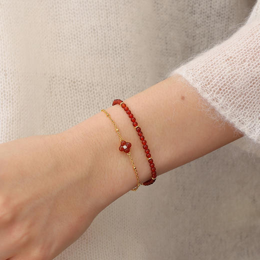 ARSIS丨 幸运符号系列 鸿运四叶草手链 商品图1