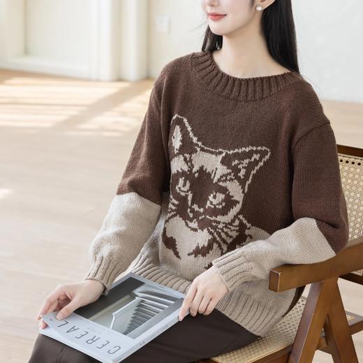 苏苏姐家猫嘟嘟毛衣手工DIY编织棒针羊毛线衣服毛线团自制材料包 商品图3