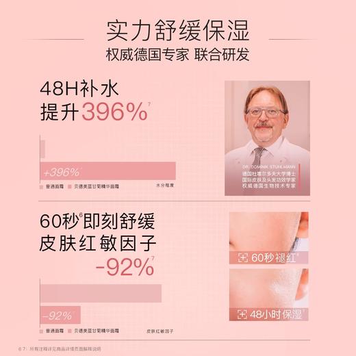 【62元会员福利】贝德美蓝甘菊舒缓精华霜套组（霜40g+手霜30g）舒缓滋润型宝宝不怕红不怕皴   商品图3