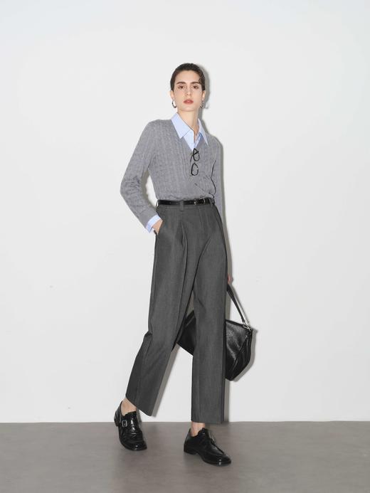 【商场同款】伊芙丽春秋梭织长裤1G2250201 商品图3