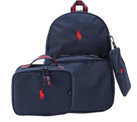 中性童装双肩背包la