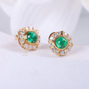 凝翠祖母绿耳钉   CB12403058 商品缩略图1