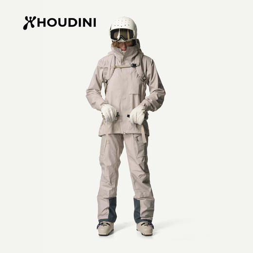 HOUDINI胡丁尼 Rollercoaster 云霄飞跃 女款防水带帽外套800059 商品图3