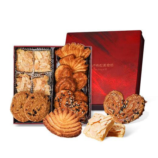 【女神节】乔尔卢布松 糕点礼盒（大蝴蝶酥+四重奏+太妃糖+孔雀酥）560g 商品图2