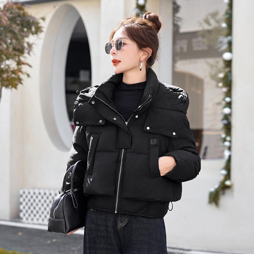 HR YBX8996韩系羽绒服时尚休闲白鸭绒外套 商品图3