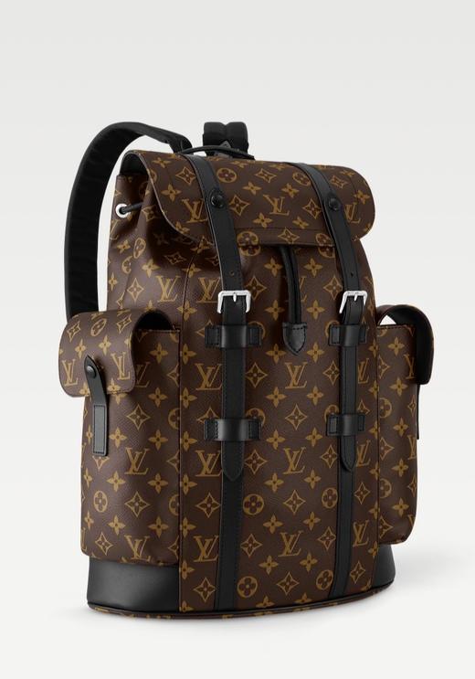 中性款老花双肩包zo 商品图1