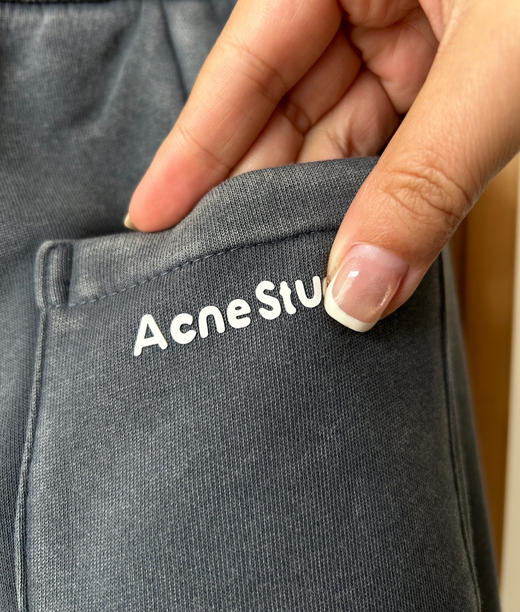 ACNE男女同款加绒字母口袋卫裤 8112904 商品图6