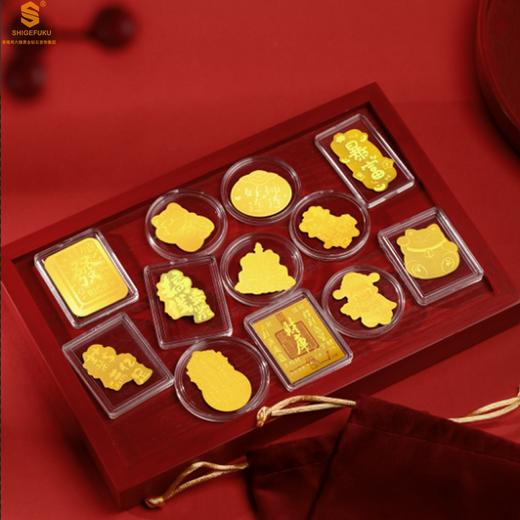 【999足金手机贴】香港周六福黄金首饰 个性DIY 手机装饰  高端大气 克重约2mg（72h发货） 商品图2