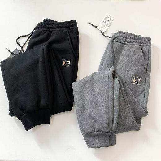 太厚实啦！ 加厚羊羔绒内里男士卫裤！ 商品图3