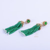 【摇曳生姿】祖母绿流苏耳坠     SH 12206021 商品缩略图6