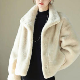 ORIGNAL&CO欧貂绒连帽马甲和短款大衣合集  高级老钱风 上身格外温暖