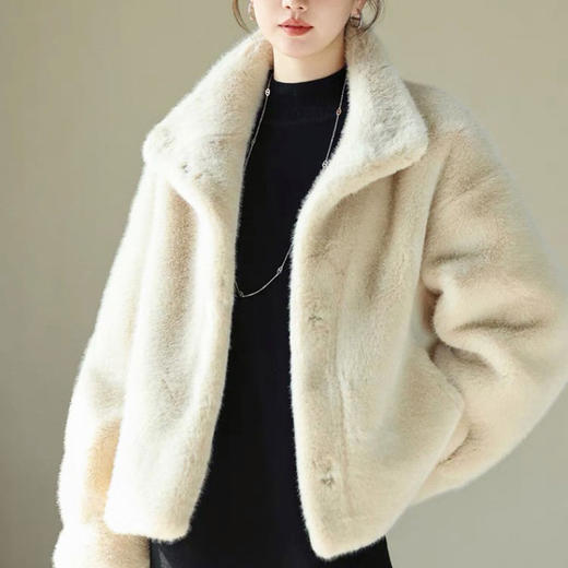 ORIGNAL&CO欧貂绒连帽马甲和短款大衣合集  高级老钱风 上身格外温暖 商品图0