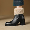 【预售5天】新款女鞋女靴西部靴跨境外贸小众轻奢头层羊皮&H971 商品缩略图3