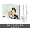 【陶瓷筷子马卡龙撞色设计】 少女心彩色ins 家用陶瓷勺子套装5双礼盒装  商品缩略图6