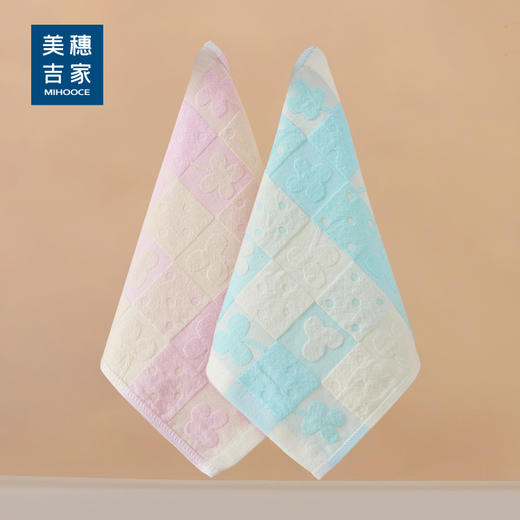 美穗吉家 纯棉方巾2条装 商品图0