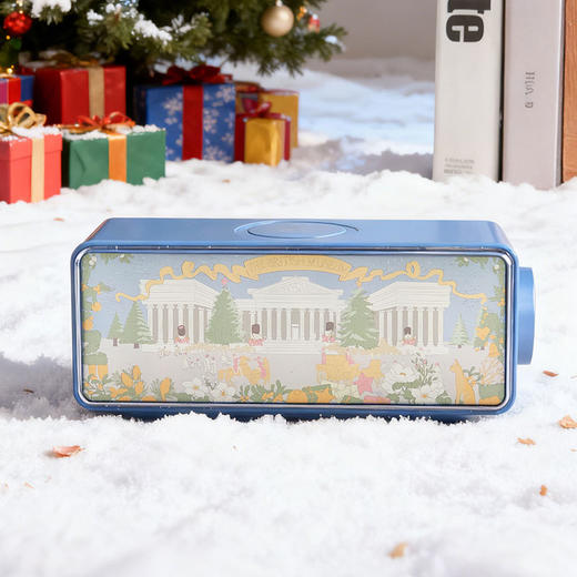 大英博物馆 圣诞系列 建筑 白噪音蓝牙音响无线充氛围灯 商品图1