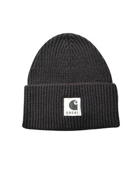 中性款联名logo毛线帽冷帽zo