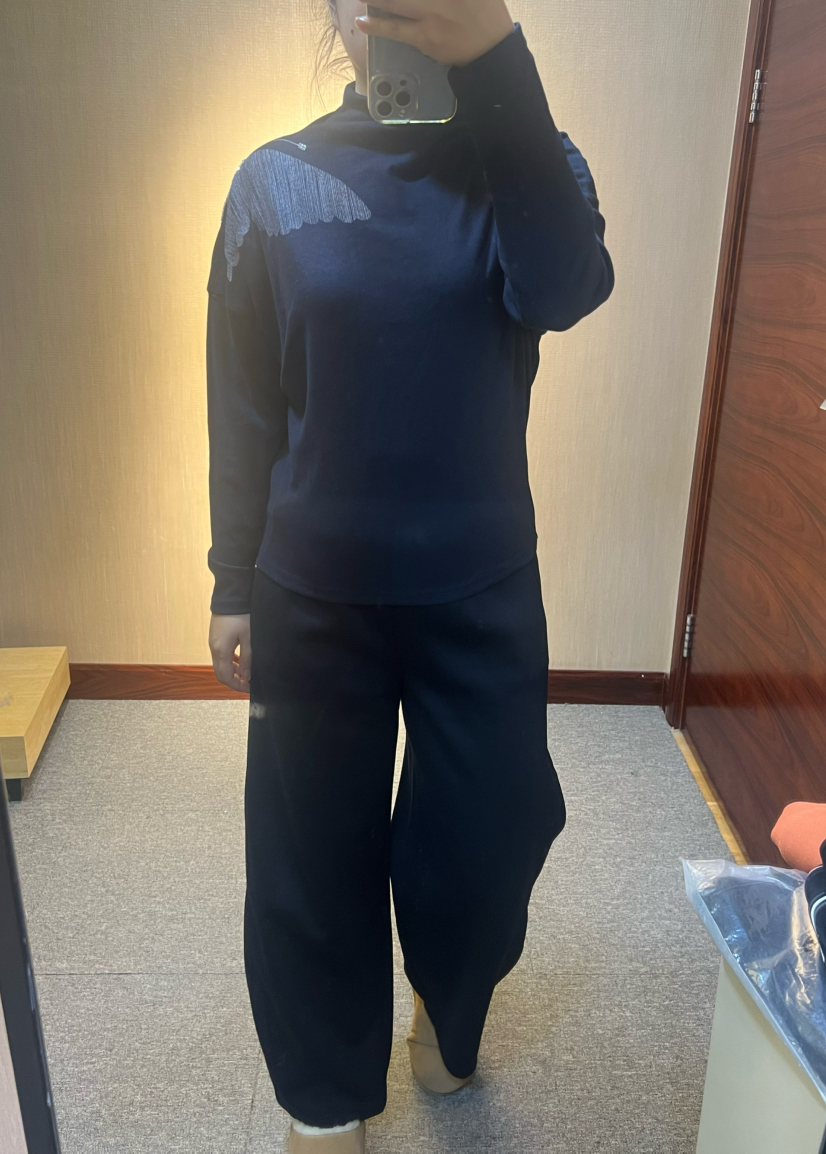 【显瘦】水淼2025冬新款时尚气质休闲针织衫1331