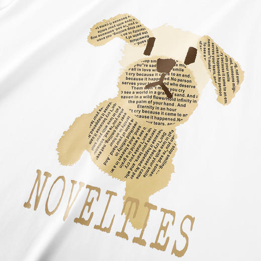 GXG男装【舒适纯棉】秋季卡通印花宽松圆领长袖t恤男上衣K&C 商品图4