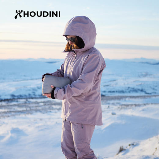 HOUDINI胡丁尼 Rollercoaster 云霄飞跃 女款防水带帽外套800059 商品图1