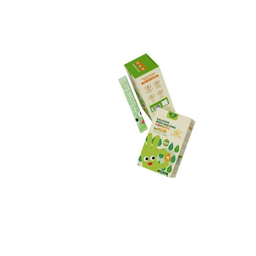 百合康绿营养饮#双有机钙源，一袋补足7大成长营养素，酸奶口感，无铁锈味，大人孩子抢着喝 商品图6