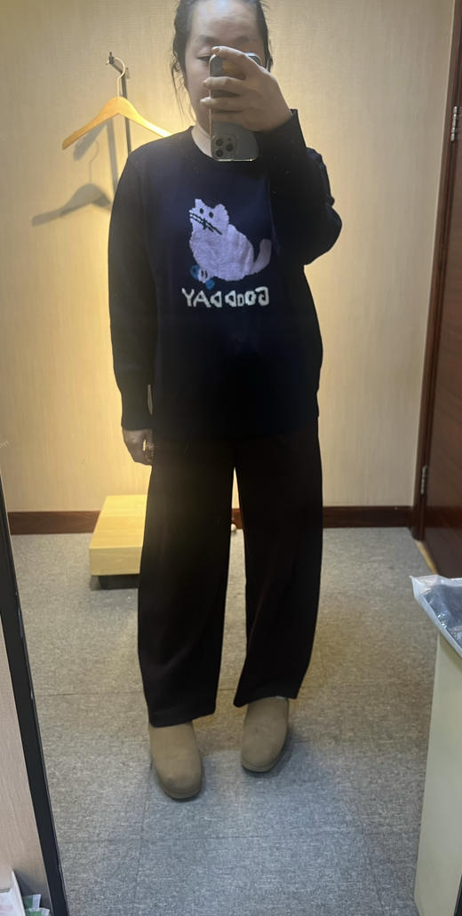 【大爆款加厚】水淼2025冬新款超显瘦时尚大气弹力厚料气球裤1650 商品图2