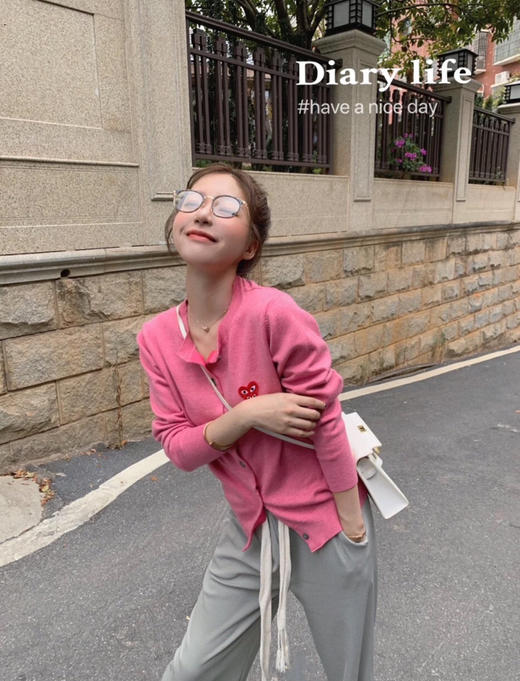 【秒杀价已调 直接拍】左右双心和上下双心 2款 川久 羊绒开衫 70%羊毛 30%羊绒 经典不变 从18穿到80岁 商品图5