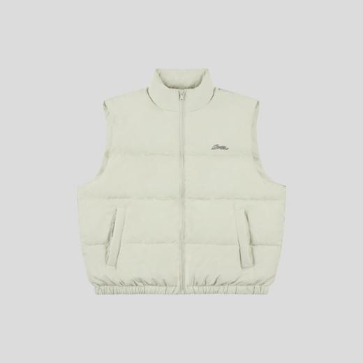 GOODBAI 'RETRO LOGO'无袖填充马甲 商品图1