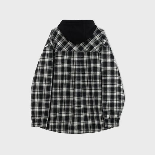 【新品上新】HX 冬季假两件带帽茄克衫C105540004101 商品图5