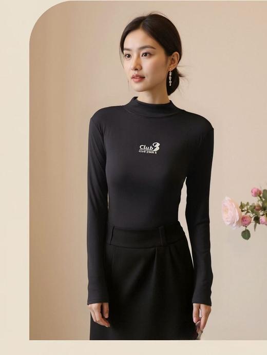 【超值特卖】3513刺绣小标字母长袖T恤打底衫-喜出 商品图1