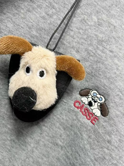 🔥🔥🔥奥粒绒【重工刺绣】95%棉 2025 爆款可爱狗狗加绒宽松短款卫衣-喜出 商品图4