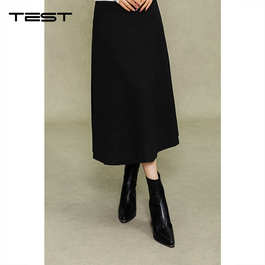 冬上新中长款显瘦通勤气质摆裙3254066