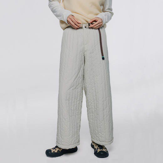 【品牌直发-秋冬新品】ACMEITEM爱棵米 户外秋冬女士防泼水夹棉长裤休闲阔腿裤扩版裤子GAG2020717G 商品图1