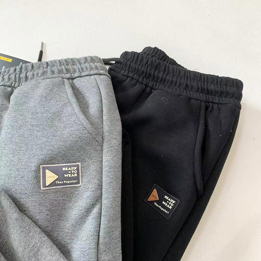 太厚实啦！ 加厚羊羔绒内里男士卫裤！ 商品图9