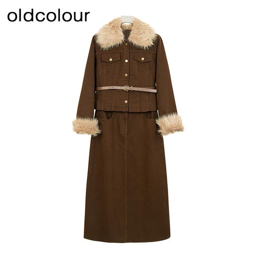 oldcolour欧珂冬季时尚气质休闲套装（上装+下装）女BQ481405A1 商品图0
