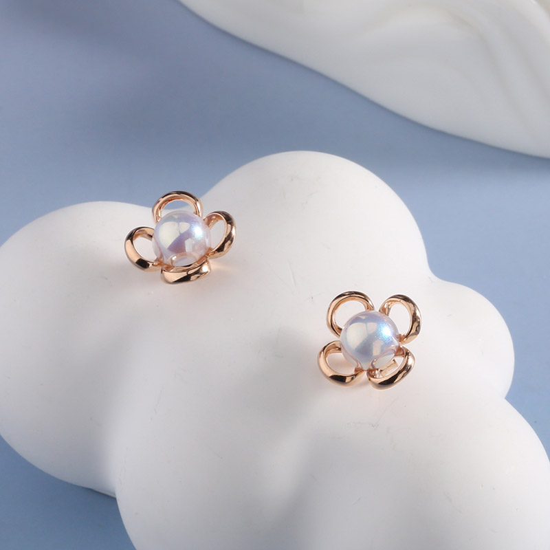 【宏艺珠宝】花珠纳福·银s925耳饰