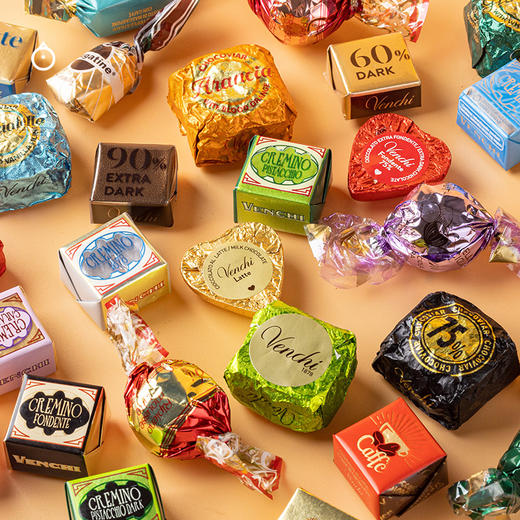 企鹅市集|意大利Venchi1878缤纷巧克力礼袋 多规格可选 鱼子酱/开心果/榛子/奶巧黑巧白巧等 口味随机发货 商品图8