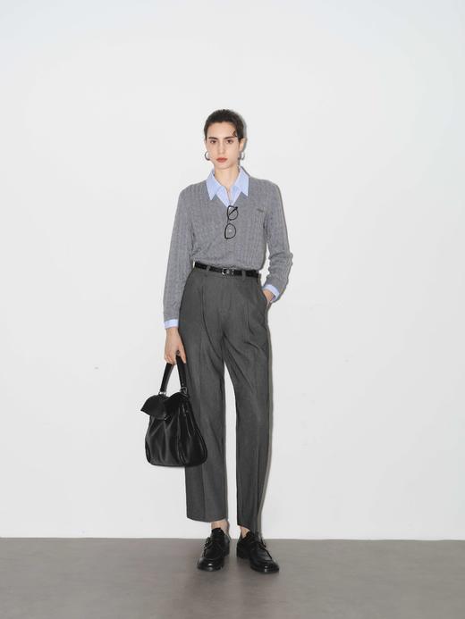 【商场同款】伊芙丽春秋梭织长裤1G2250201 商品图0