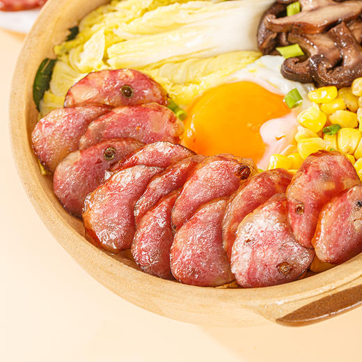 芦家坳非遗黑猪香肠  精选散养乌蒙黑猪（黔北黑猪）3:7的肥瘦口感，不柴不腻，唇齿留香 商品图6