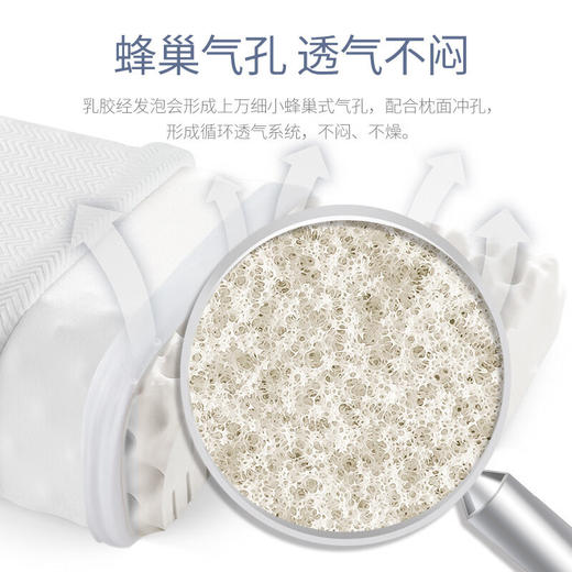 佳奥 大颗粒按摩款乳胶枕J13B22AW2 商品图6