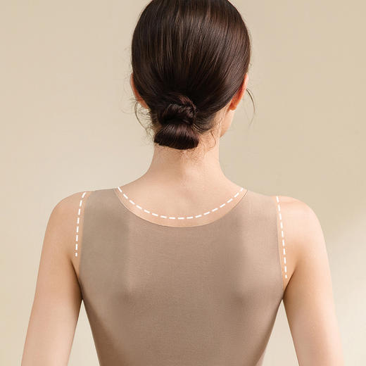 【169元2件】女士前幅全花边保暖背心打底背心（带胸垫）【FF25818】 商品图3