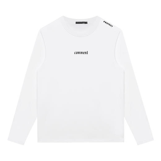 GXG男装【纯棉】秋季简约字母男士圆领休闲长袖t恤上衣K&C 商品图5