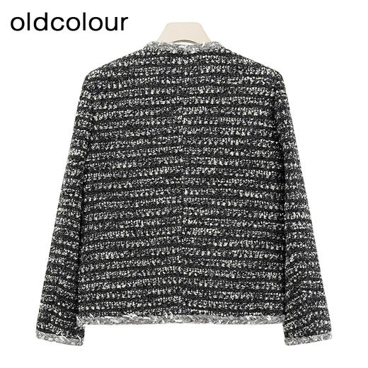 oldcolour欧珂冬季时尚气质宽松休闲通勤中外套女BQ480415A1 商品图1