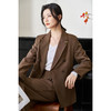 剩S/L/XL 米思阳2026春季新款英伦风高级感职业西装修身直筒干练外套女0337 商品缩略图1