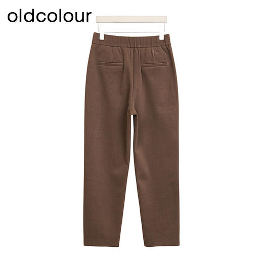 oldcolour欧珂冬季百搭简约休闲通勤日常纯色长裤女BR420701A1 商品图3