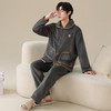 雀说 冬季保暖加绒加厚柔软珊瑚绒男士睡衣 商品缩略图3